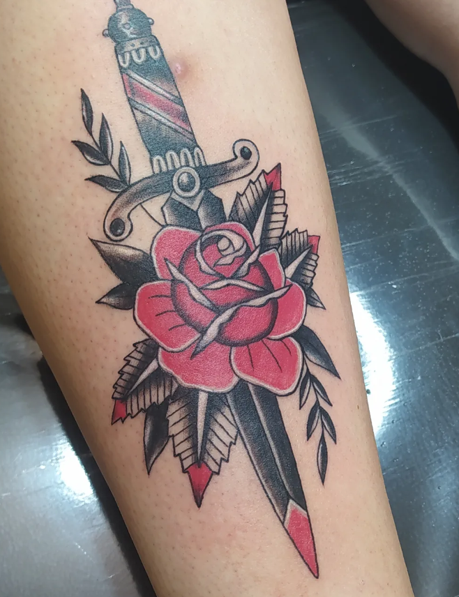 Rosa e adaga — traditional